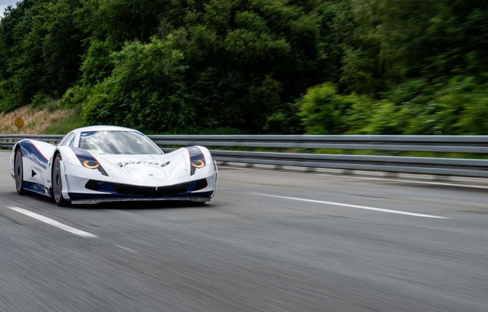 Japonezii au stabilit un nou record pentru cea mai mare viteză atinsă de o mașină electrică: 438 km/h - Poza 4