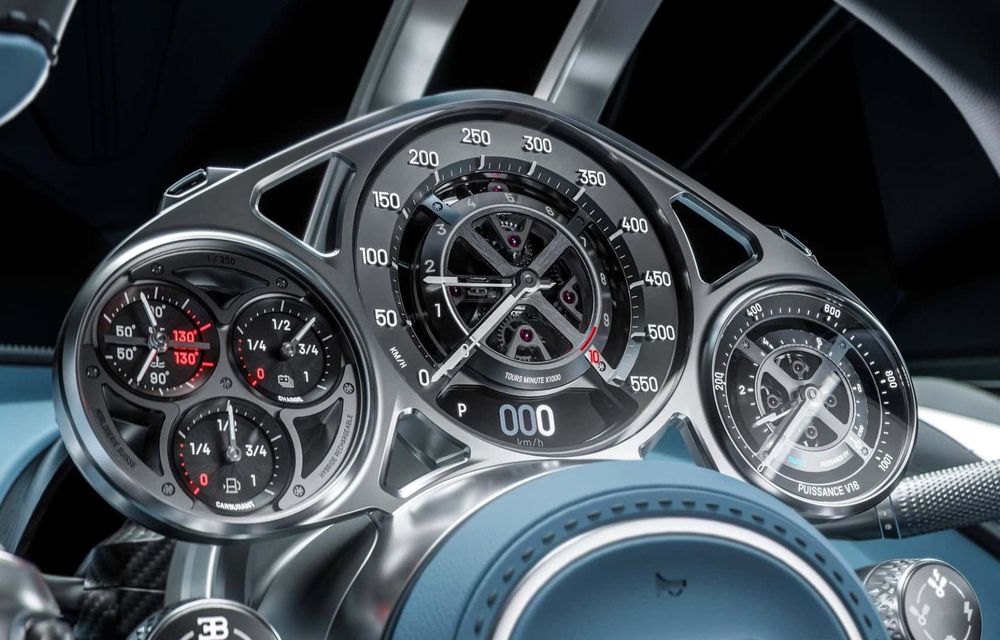Acesta este noul Bugatti Tourbillon: motor V16 hibrid de 1800 cai putere - Poza 35