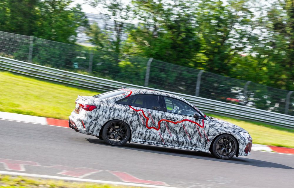 VIDEO: Noul Audi RS 3 facelift, record pe Nurburgring - Poza 10