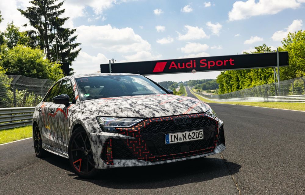 VIDEO: Noul Audi RS 3 facelift, record pe Nurburgring - Poza 15