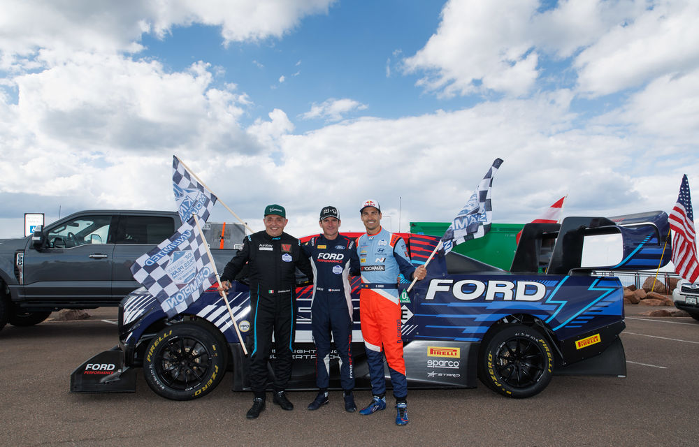 Ford câștigă Pikes Peak cu electricul F-150 Lightning SuperTruck - Poza 11