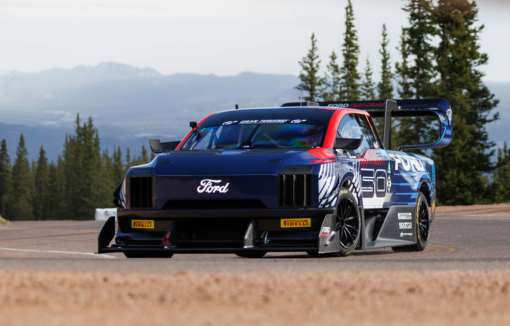 Ford câștigă Pikes Peak cu electricul F-150 Lightning SuperTruck - Poza 2