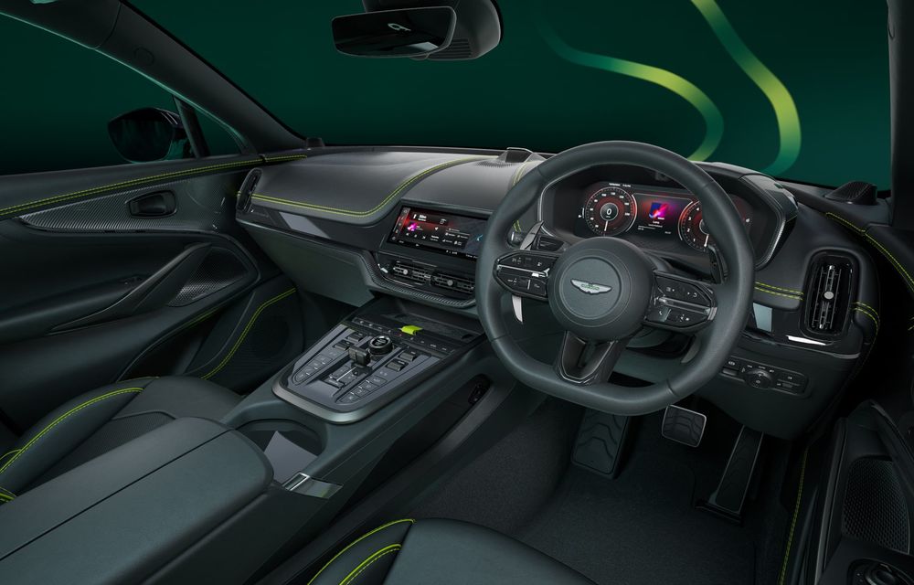 Noul Aston Martin DBX707 AMR24: ediție specială vopsită în culorile monopostului de Formula 1 - Poza 7