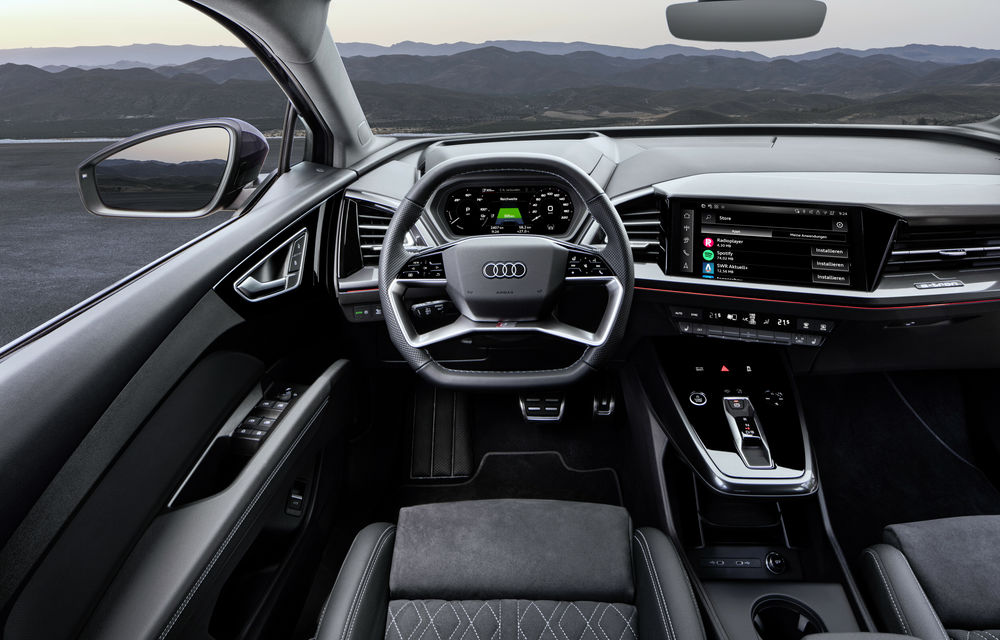 Versiune nouă pentru Audi Q4 e-tron: 170 CP și 355 km autonomie - Poza 3