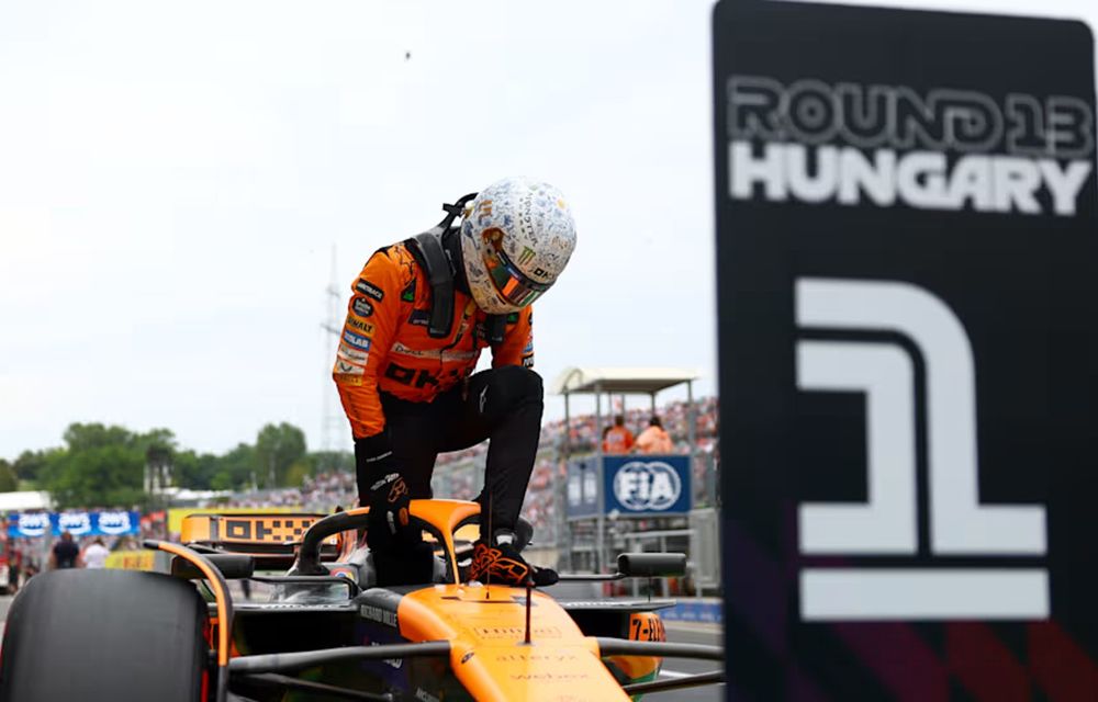 Formula 1: Lando Norris, pole în Ungaria. McLaren, în prima linie pentru prima dată după 12 ani - Poza 1