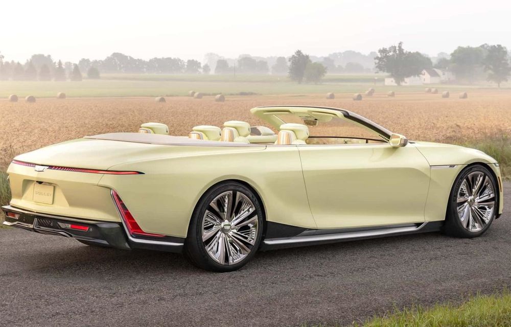 Noul concept Cadillac Sollei anunță o viitoare variantă decapotabilă a lui Celestiq - Poza 1