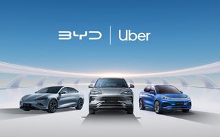 Uber va introduce pe platforma sa 100.000 de mașini electrice BYD