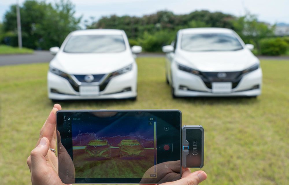 Nissan testează o vopsea specială care scade temperatura din habitaclu - Poza 2