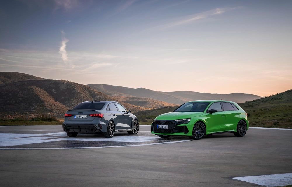 Audi prezintă noul RS 3 facelift: este deja cea mai rapidă compactă de pe Nurburgring - Poza 31