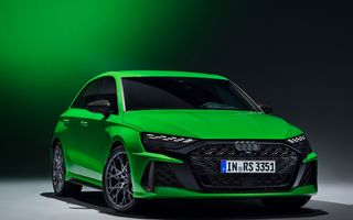 Audi prezintă noul RS 3 facelift: este deja cea mai rapidă compactă de pe Nurburgring