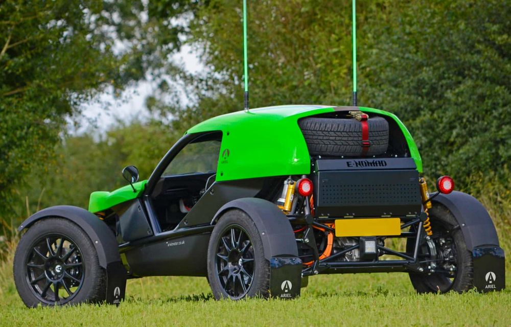 Acesta este noul Ariel Nomad electric: 281 CP și caroserie reciclabilă - Poza 4