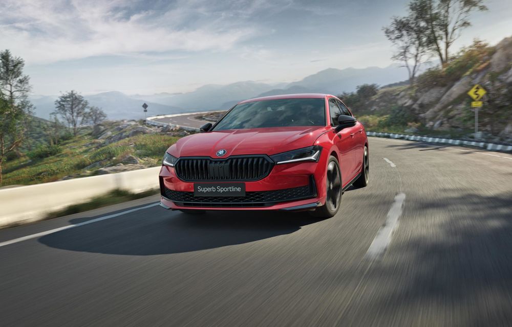 Noua Skoda Superb Sportline: jante de 19 inch și gardă la sol coborâtă cu 15 milimetri - Poza 4