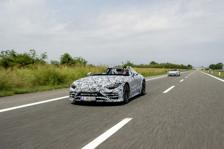 Imagini cu noul Mercedes-AMG PureSpeed din timpul testelor: vor exista 250 de exemplare