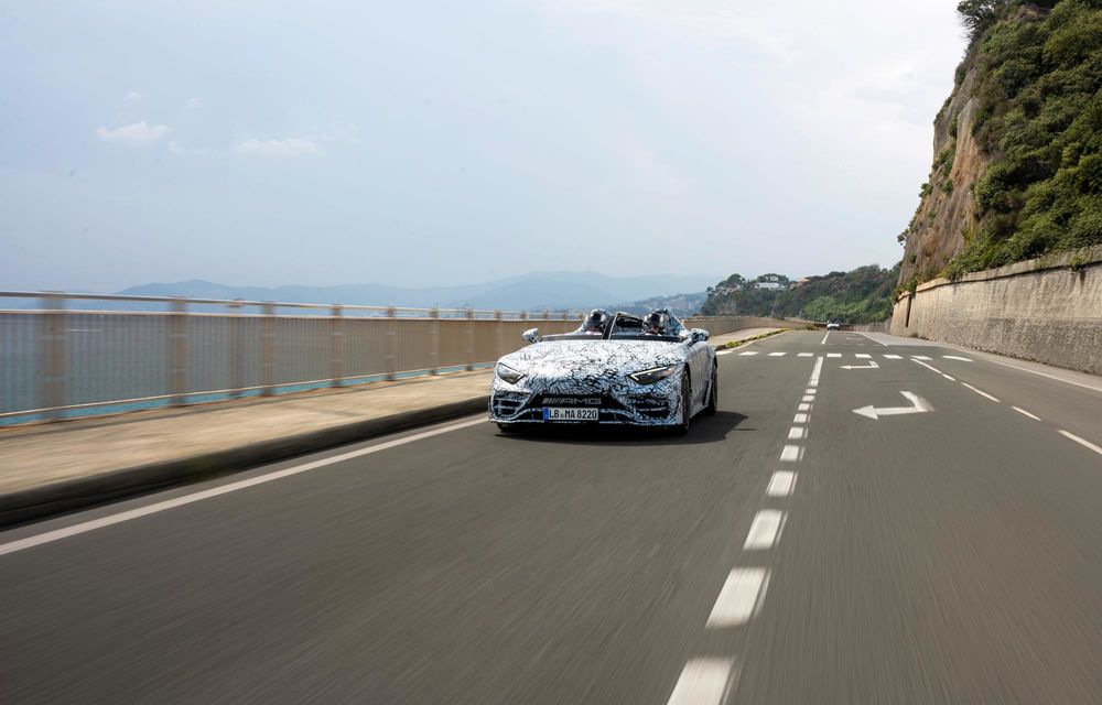 Imagini cu noul Mercedes-AMG PureSpeed din timpul testelor: vor exista 250 de exemplare - Poza 4