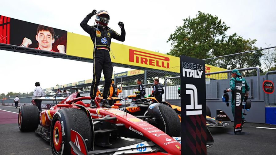 Formula 1: Charles Leclerc, victorie senzațională la Monza! McLaren pierde cursa după o strategie neinspirată