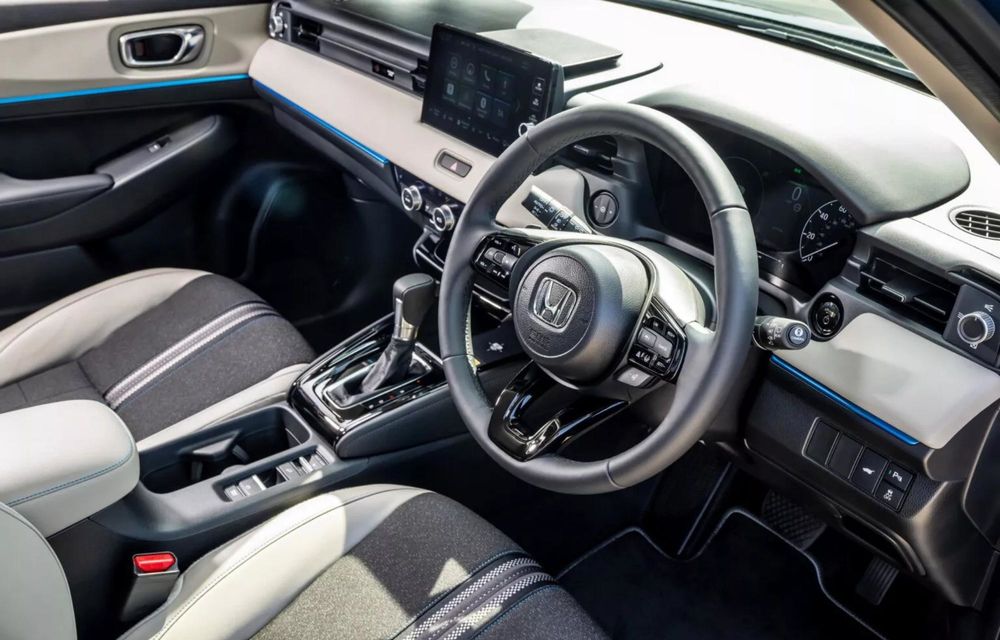 Noua Honda HR-V facelift: grilă nouă și interior revizuit - Poza 25