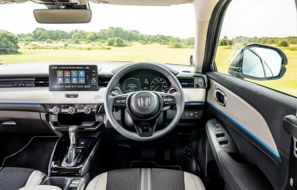 Noua Honda HR-V facelift: grilă nouă și interior revizuit - Poza 27