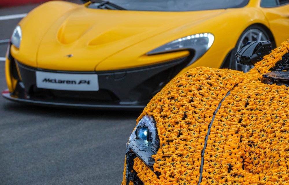 VIDEO: Lando Norris, la volanul unui McLaren P1 construit din Lego - Poza 4