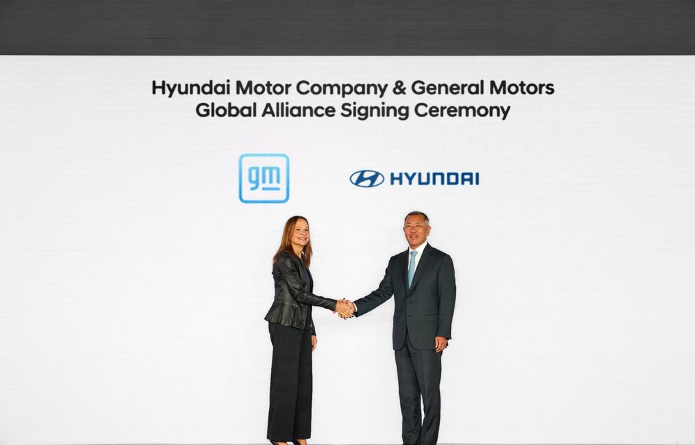 Hyundai și General Motors vor dezvolta împreună modele electrice și termice noi - Poza 1