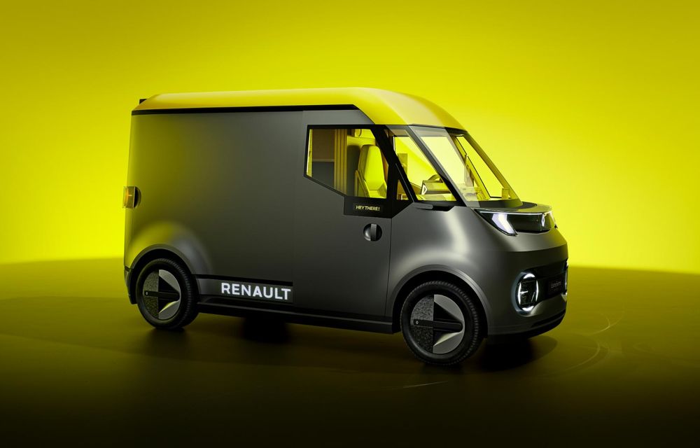 Renault prezintă noul concept Estafette, o utilitară de oraș dezvoltată împreună cu Volvo - Poza 3