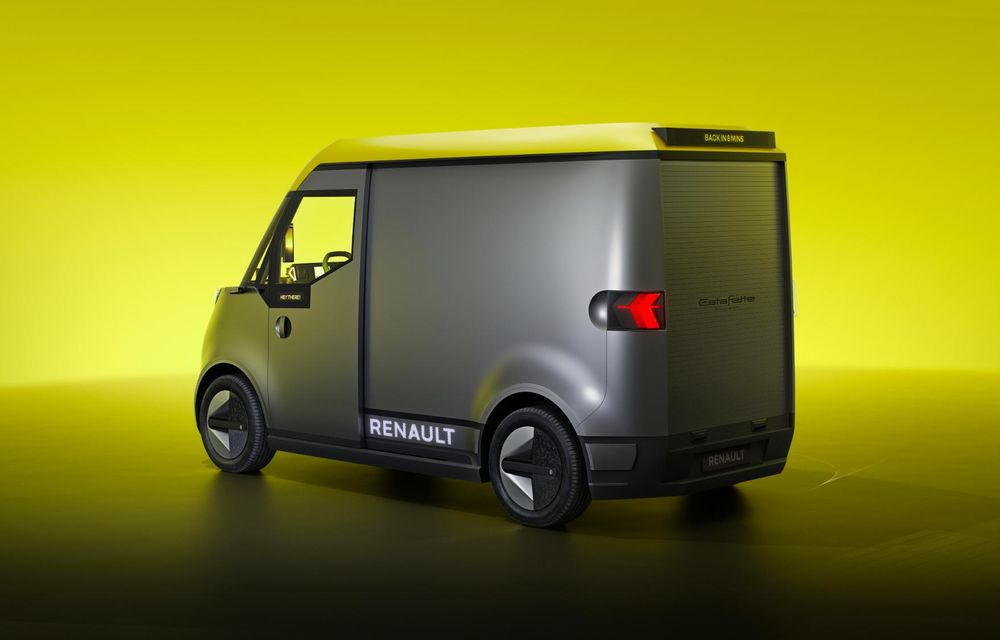 Renault prezintă noul concept Estafette, o utilitară de oraș dezvoltată împreună cu Volvo - Poza 4