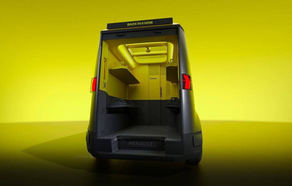 Renault prezintă noul concept Estafette, o utilitară de oraș dezvoltată împreună cu Volvo - Poza 6