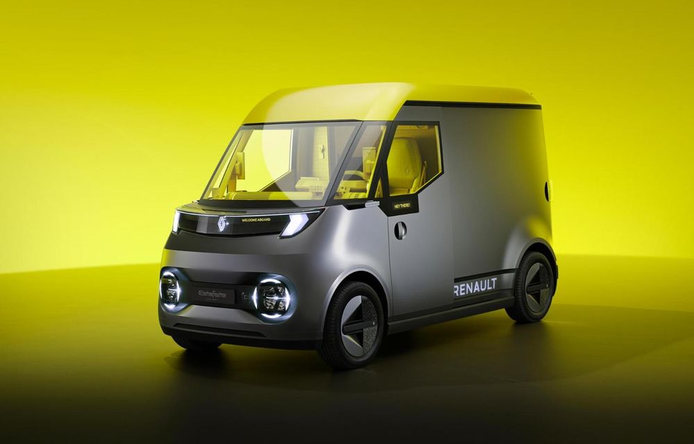 Renault prezintă noul concept Estafette, o utilitară de oraș dezvoltată împreună cu Volvo - Poza 1