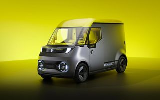 Renault prezintă noul concept Estafette, o utilitară de oraș dezvoltată împreună cu Volvo