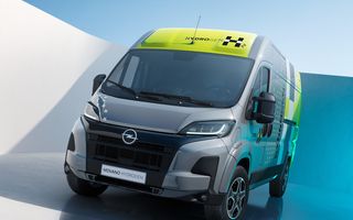 Opel Movano, acum și în versiune alimentată cu hidrogen: peste 500 km autonomie