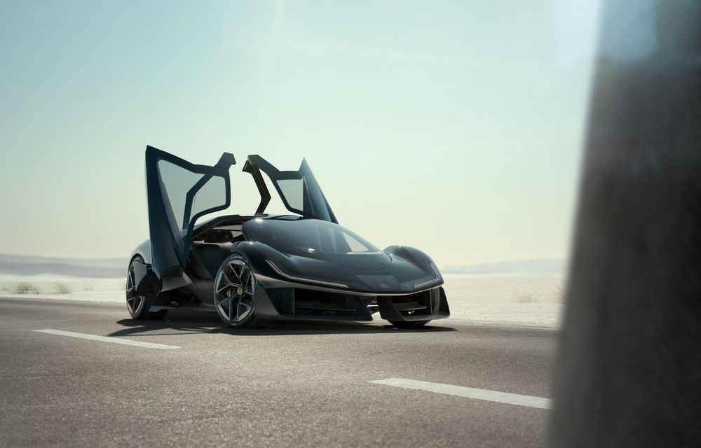 Acesta este noul concept Lotus Theory 1: motor electric de 1000 CP și poziție centrală pentru șofer - Poza 4