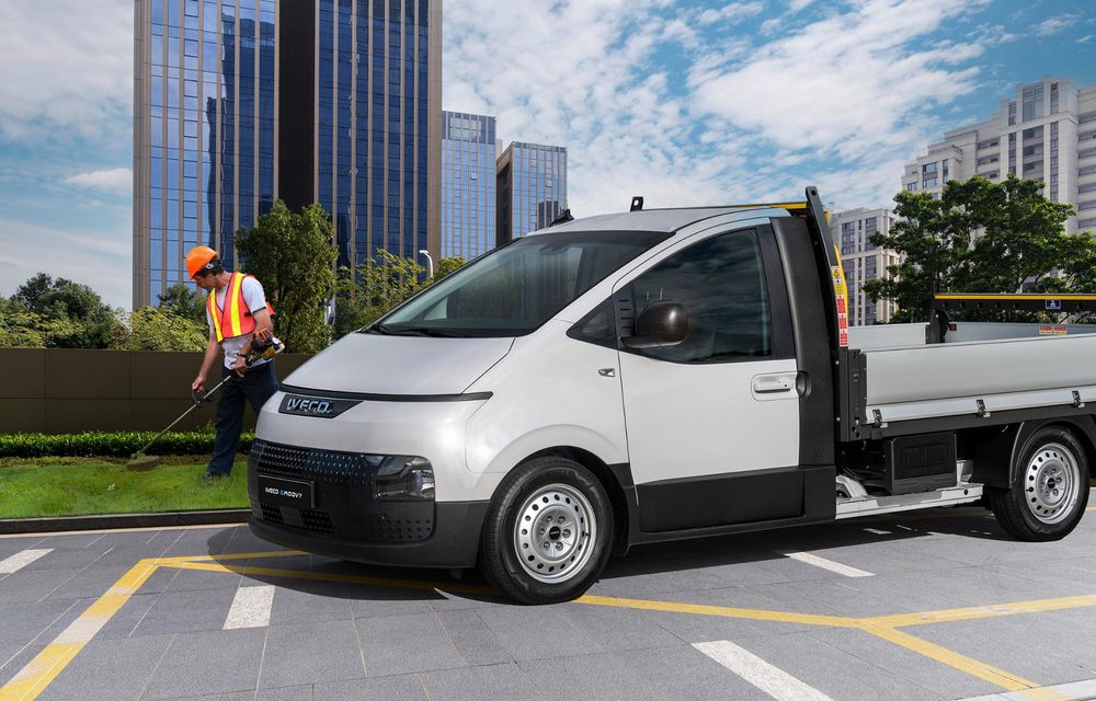 Acesta este noul Iveco eMoovy: utilitară electrică bazată pe Hyundai Staria - Poza 5