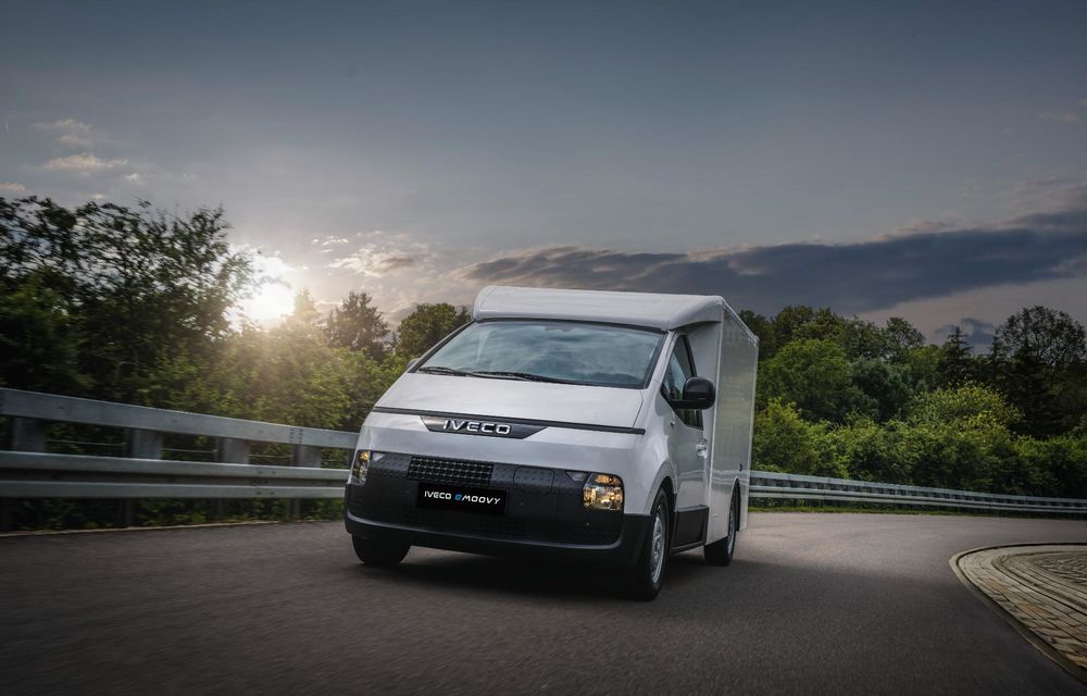 Acesta este noul Iveco eMoovy: utilitară electrică bazată pe Hyundai Staria - Poza 6