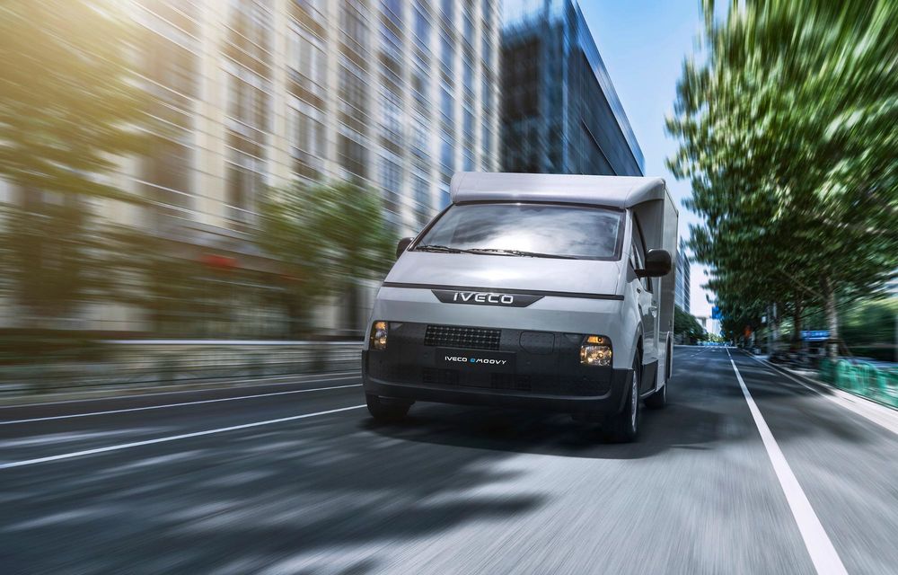 Acesta este noul Iveco eMoovy: utilitară electrică bazată pe Hyundai Staria - Poza 7