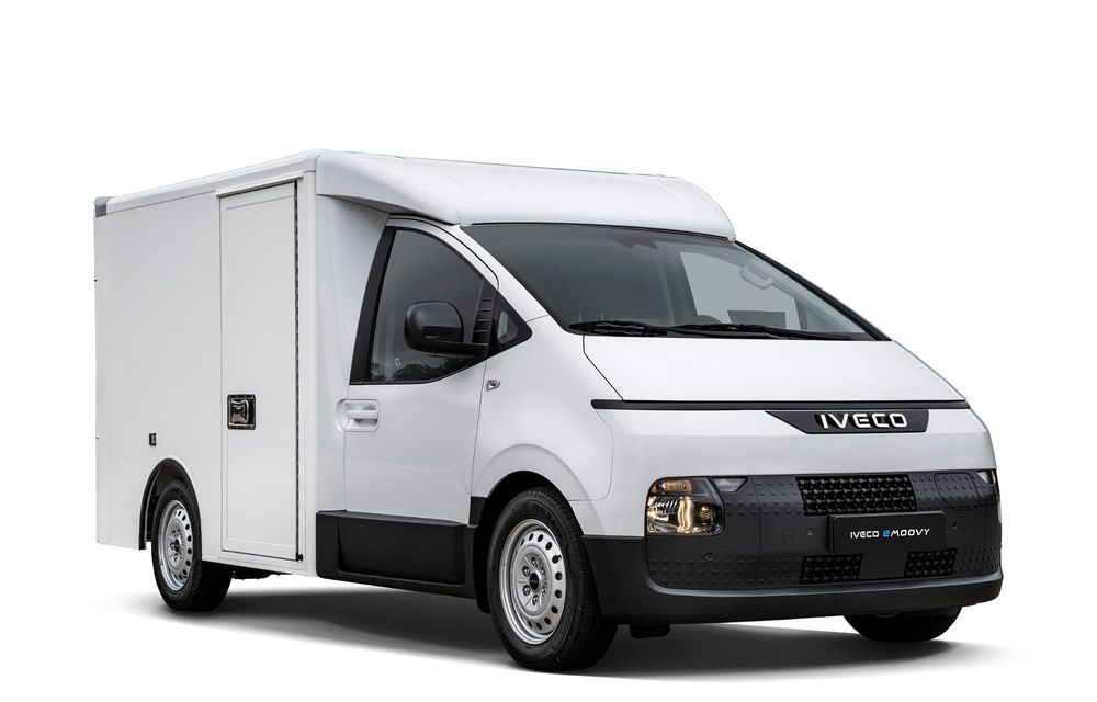 Acesta este noul Iveco eMoovy: utilitară electrică bazată pe Hyundai Staria - Poza 9