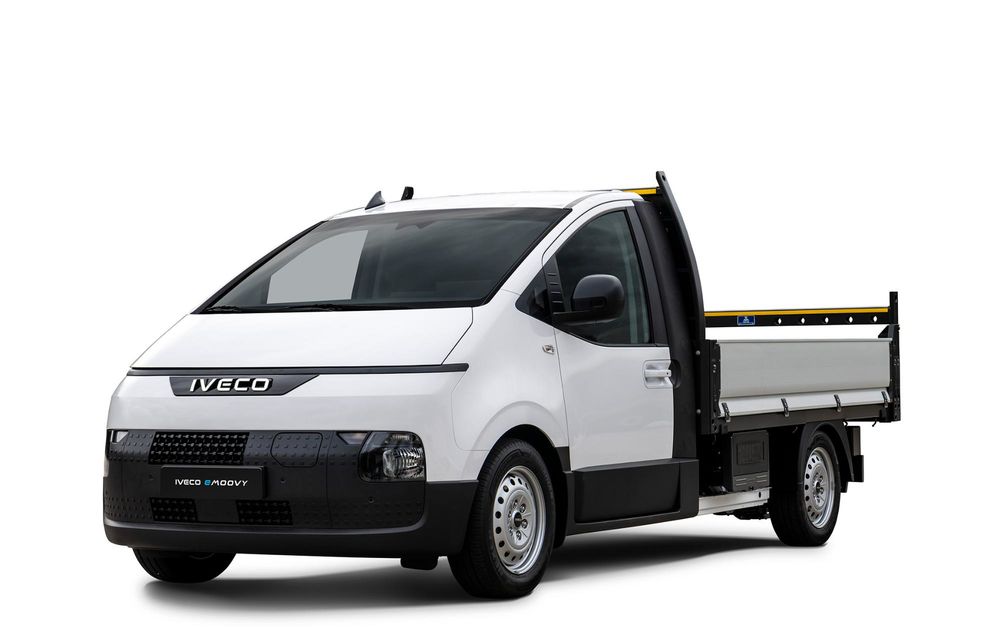 Acesta este noul Iveco eMoovy: utilitară electrică bazată pe Hyundai Staria - Poza 10