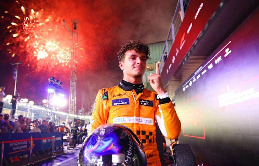 F1: Lando Norris, victorie zdrobitoare în Singapore. Max Verstappen termină pe locul 2 - Poza 1