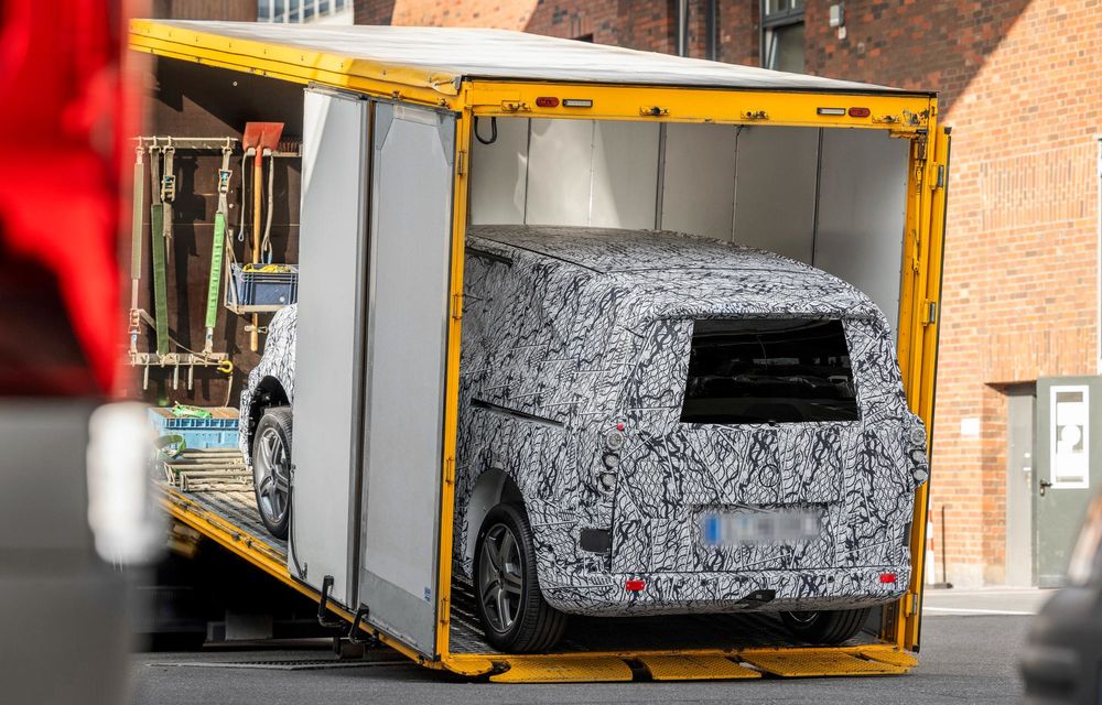 Mercedes-Benz: primele imagini cu noile utilitare electrice, bazate pe arhitectura VAN.EA - Poza 9