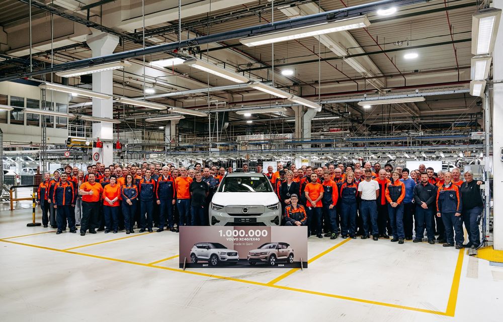 Volvo: Un milion de exemplare XC40 produse la uzina din Belgia - Poza 1