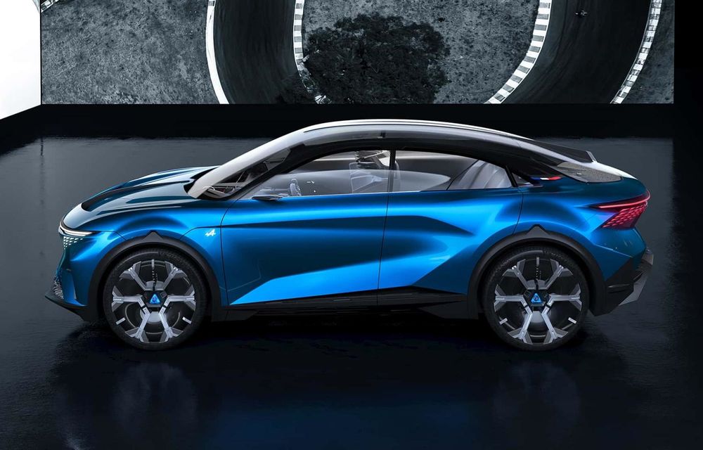 Noul concept Alpine A390_β: SUV coupe cu 3 motoare electrice - Poza 3