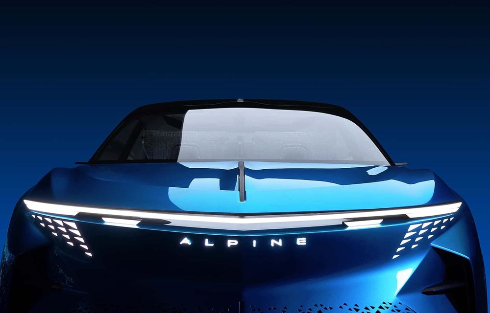 Noul concept Alpine A390_β: SUV coupe cu 3 motoare electrice - Poza 7