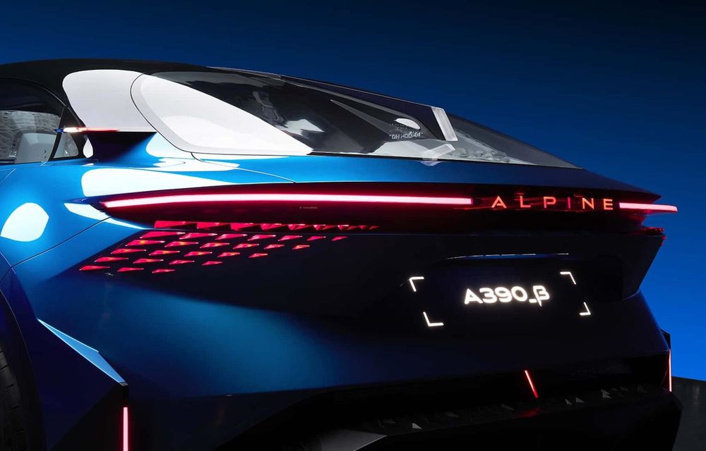 Noul concept Alpine A390_β: SUV coupe cu 3 motoare electrice - Poza 8