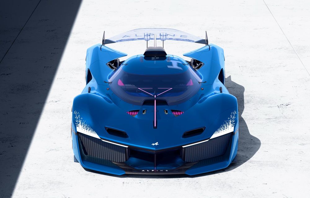 Noul concept Alpine Alpenglow Hy6: supercar cu motor V6 alimentat cu hidrogen - Poza 3