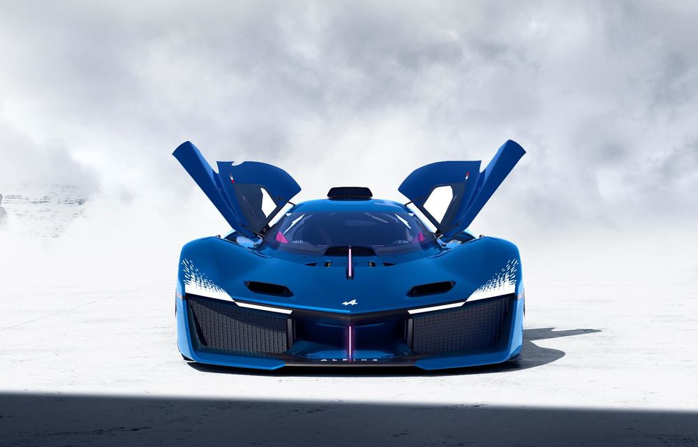 Noul concept Alpine Alpenglow Hy6: supercar cu motor V6 alimentat cu hidrogen - Poza 6