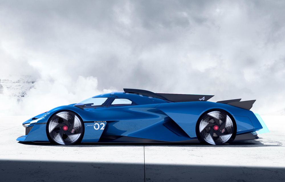 Noul concept Alpine Alpenglow Hy6: supercar cu motor V6 alimentat cu hidrogen - Poza 7