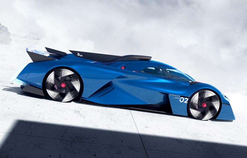 Noul concept Alpine Alpenglow Hy6: supercar cu motor V6 alimentat cu hidrogen - Poza 8