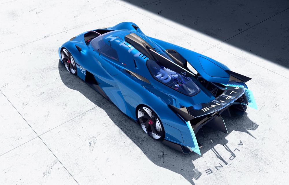 Noul concept Alpine Alpenglow Hy6: supercar cu motor V6 alimentat cu hidrogen - Poza 9