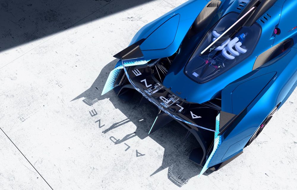 Noul concept Alpine Alpenglow Hy6: supercar cu motor V6 alimentat cu hidrogen - Poza 11