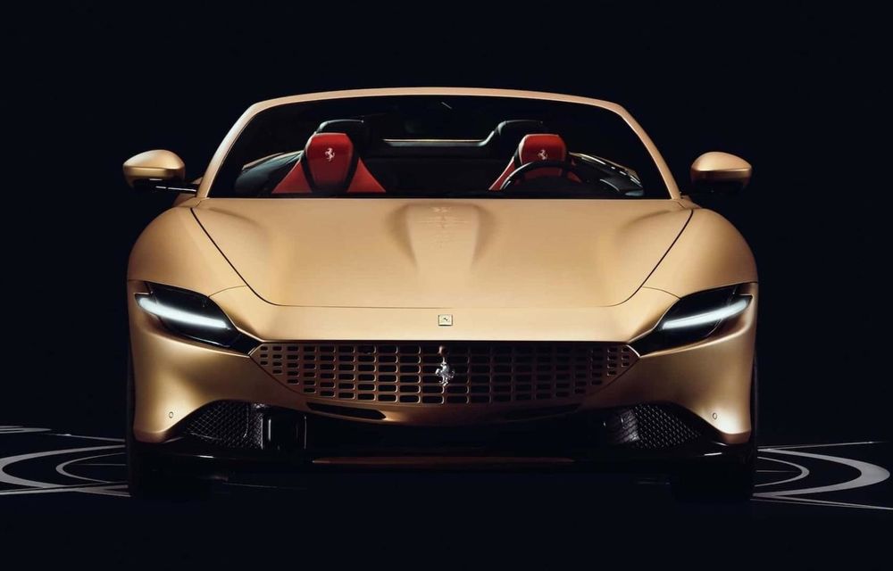 Ferrari Roma: exemplar unicat, cu elemente ale caroseriei finisate în lemn - Poza 1