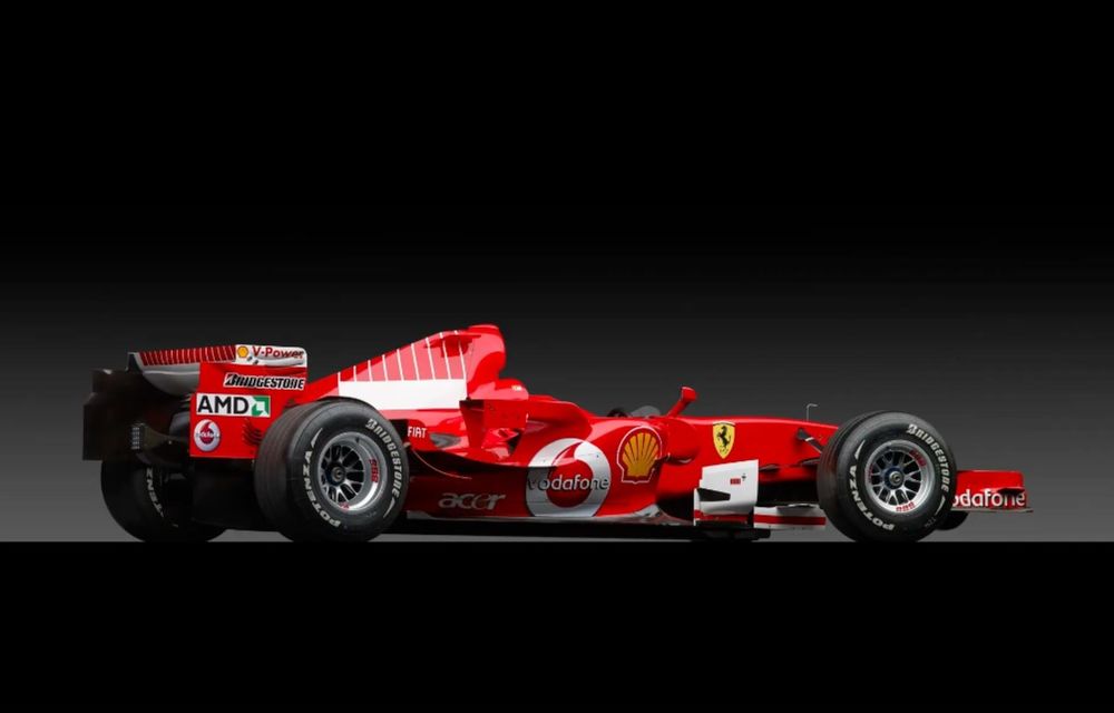 Ultimul monopost Ferrari pilotat de Michael Schumacher, scos la vânzare - Poza 2