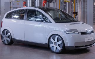 Audi A2 renaște ca model electric: mașina a fost creată de un grup de studenți